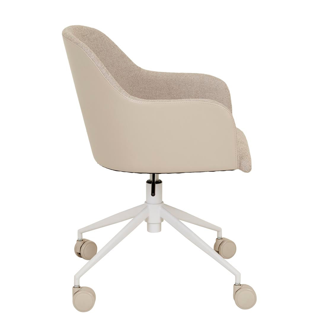 Riley Office Chair - Feather Speckle - Sandstone PU