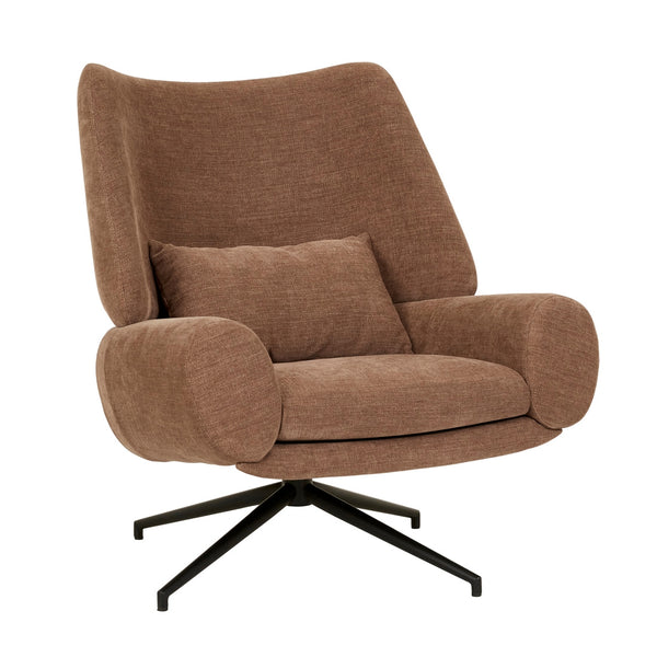 Rowan Occasional Chair - Copeland Hazel - Black Metal