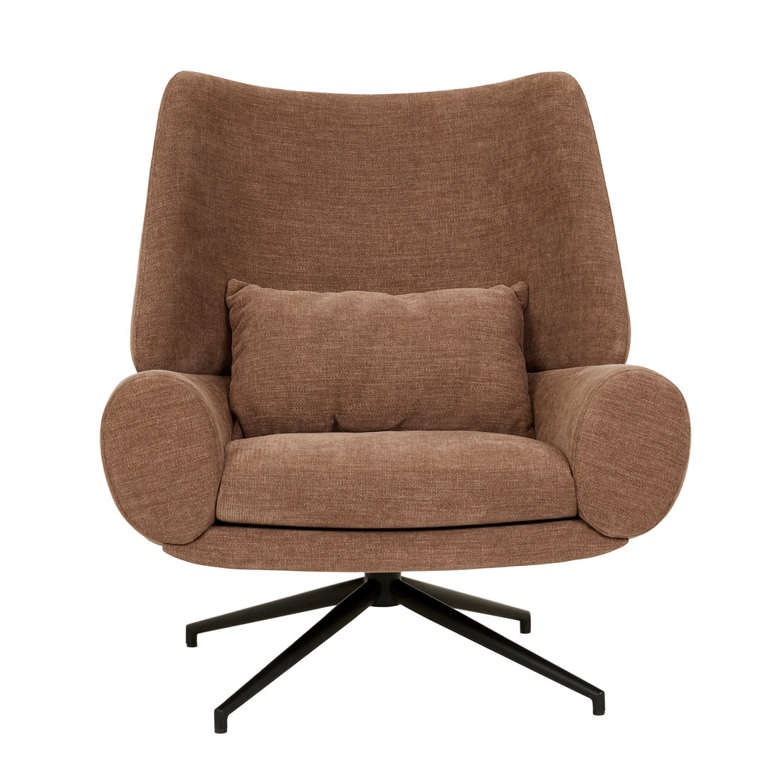 Rowan Occasional Chair - Copeland Hazel - Black Metal