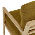 Sketch Nysse Occasional Chair - Ocre - Light Oak