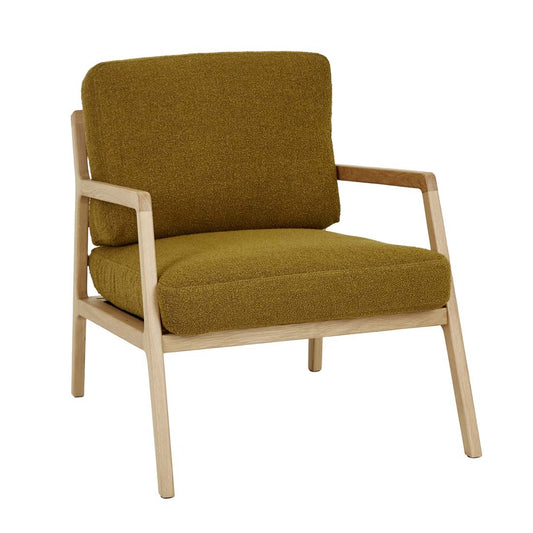 Sketch Nysse Occasional Chair - Ocre - Light Oak