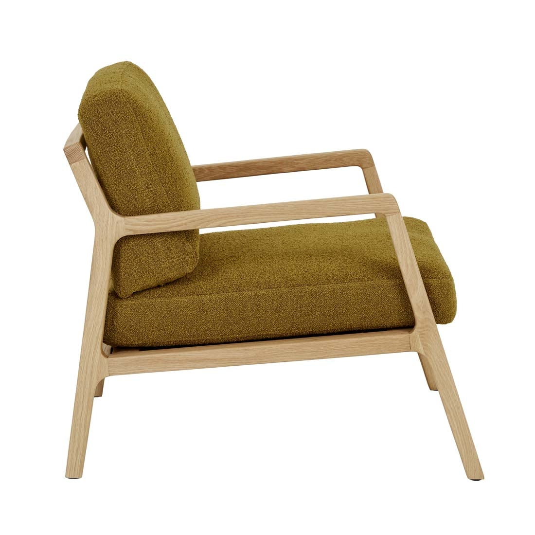 Sketch Nysse Occasional Chair - Ocre - Light Oak