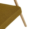 Sketch Nysse Occasional Chair - Ocre - Light Oak