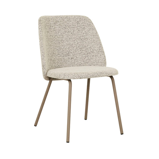 Sophia Dining Chair - Ore Speckle - Matt Latte