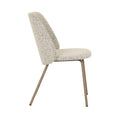 Sophia Dining Chair - Ore Speckle - Matt Latte