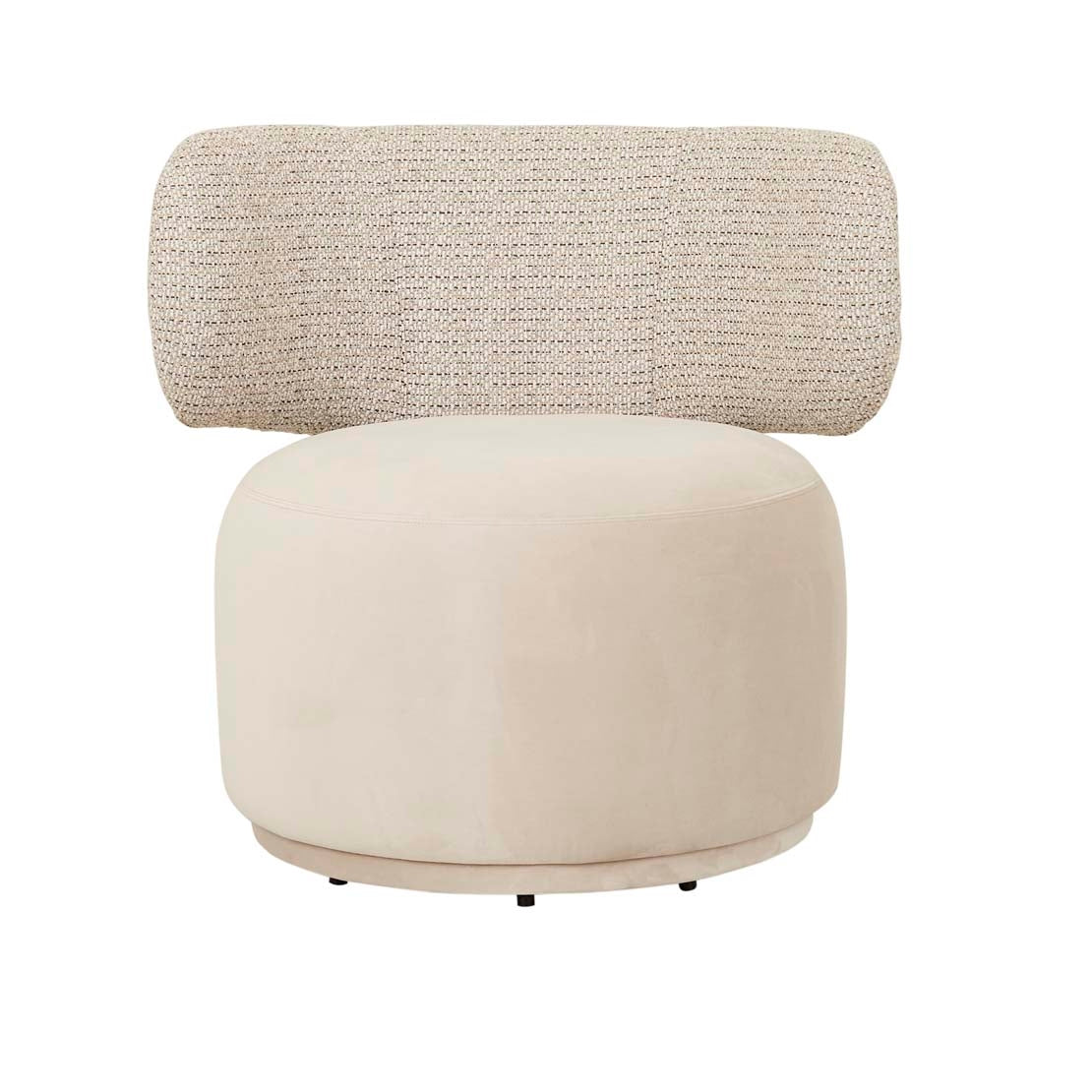 Tilda Occasional Chair - Sugar Velvet - Tundra Speckle