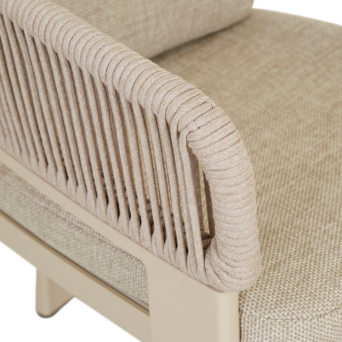 Valencia Rope Dining Armchair - Natural - Sand