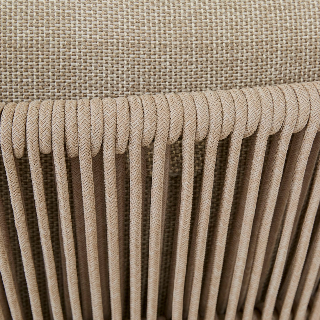 Valencia Rope Dining Armchair - Natural - Sand