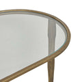 Amelie Oval Console - Antique Brass