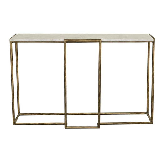 Verona Classic Console - Latte - Antique Brass