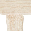 Amara Geo Coffee Table - Natural Travertine