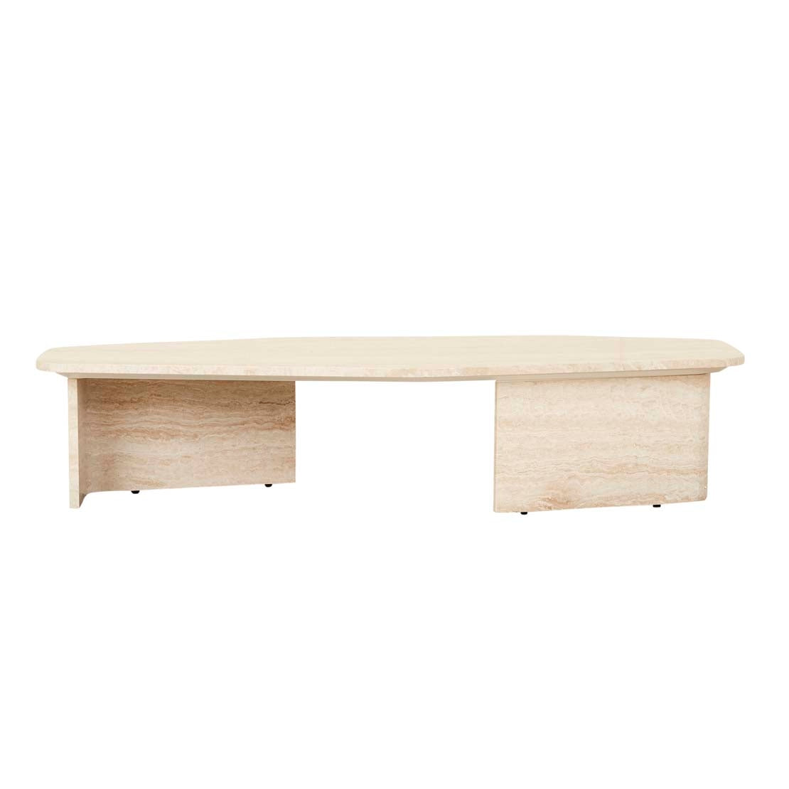 Atlas Shift Coffee Table - Natural Travertine