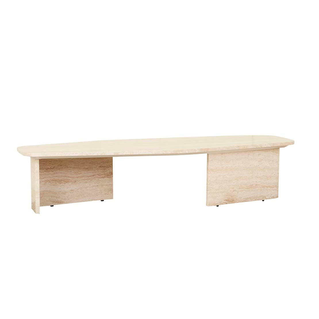 Atlas Shift Coffee Table - Natural Travertine