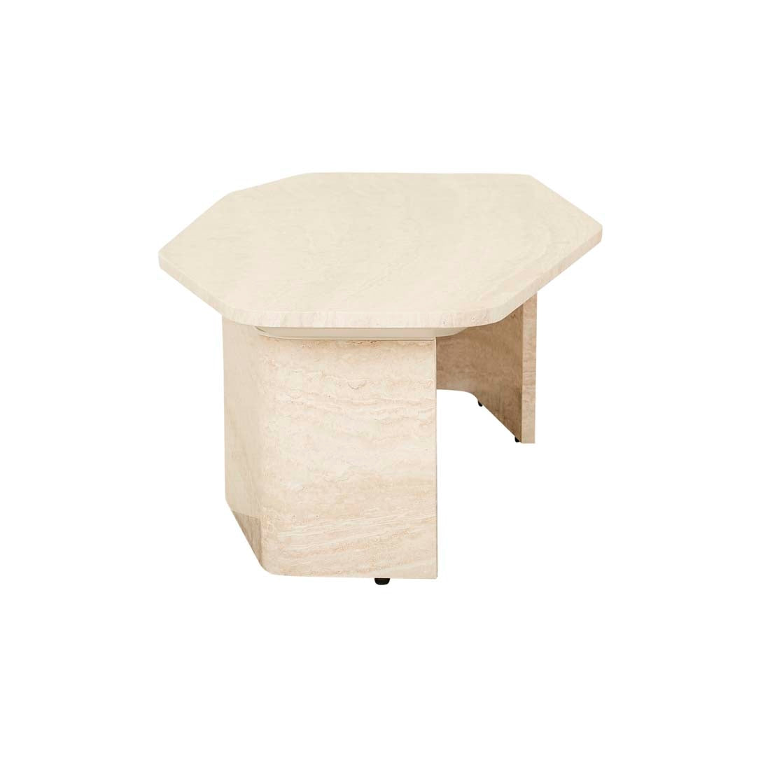 Atlas Shift Coffee Table - Natural Travertine