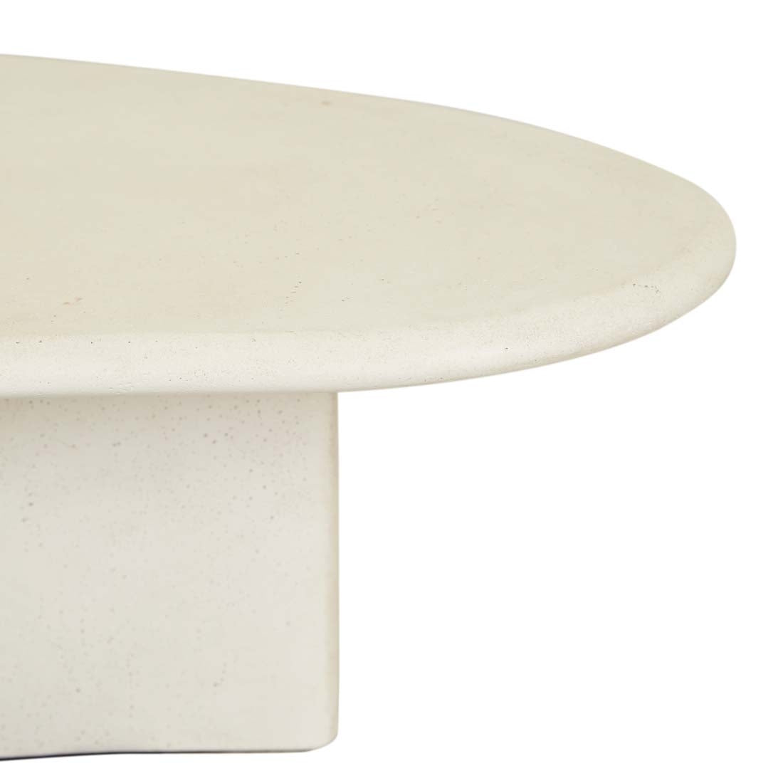 Petra Curve Coffee Table - Ivory