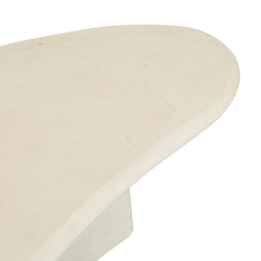 Petra Curve Coffee Table - Ivory