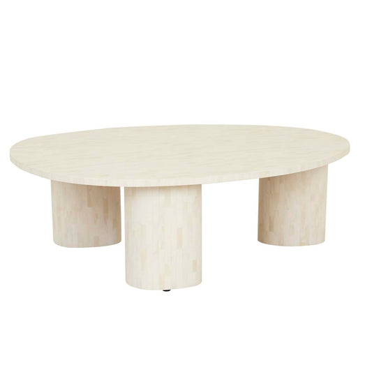 Zafina Ovo Coffee Table - Natural