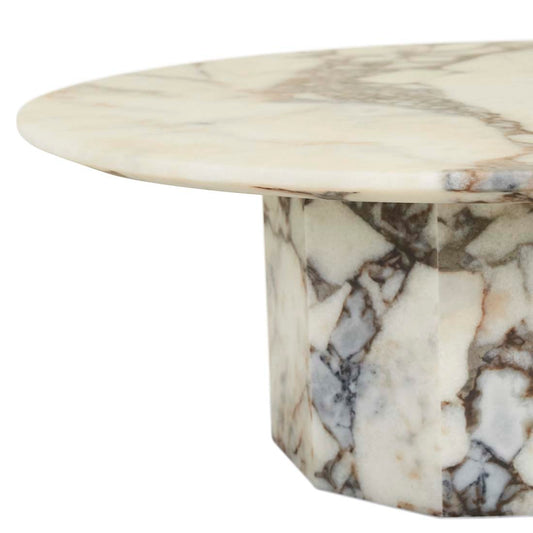 Atlas Decagon Coffee Table - Matt Ocean Marble