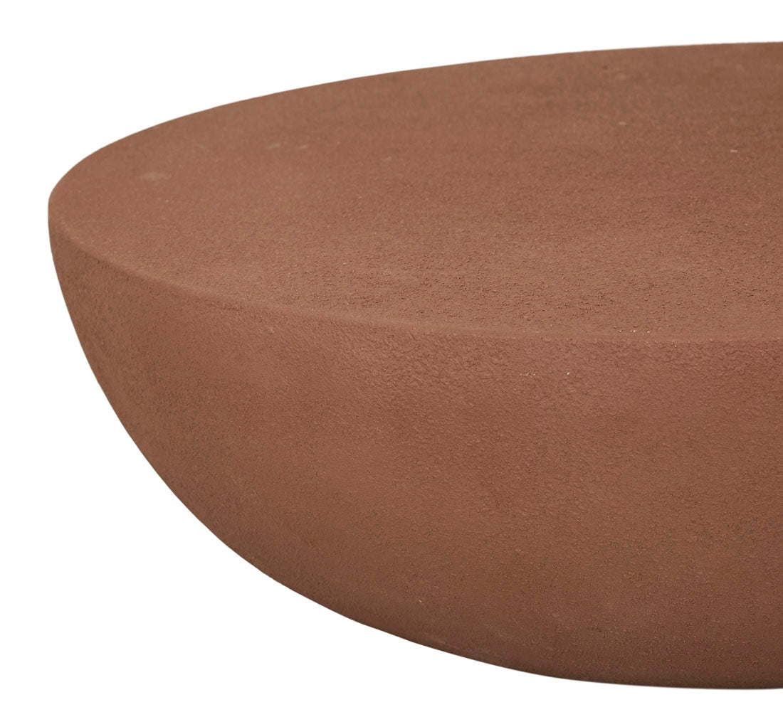 Granada Drum Coffee Table - Brique