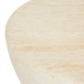 Lucia Sphere Coffee Table - Faux Natural Travertine