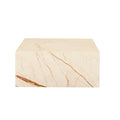 Elle Monument Coffee Table - Matt Brown Vein Marble