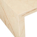 Elle Monument Coffee Table - Matt Brown Vein Marble