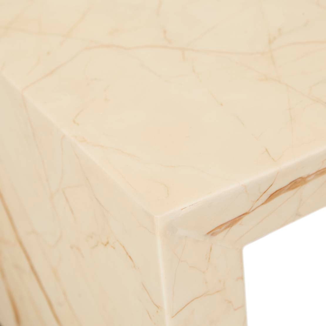 Elle Monument Coffee Table - Matt Brown Vein Marble