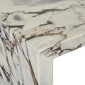 Elle Monument Coffee Table - Matt Ocean Marble