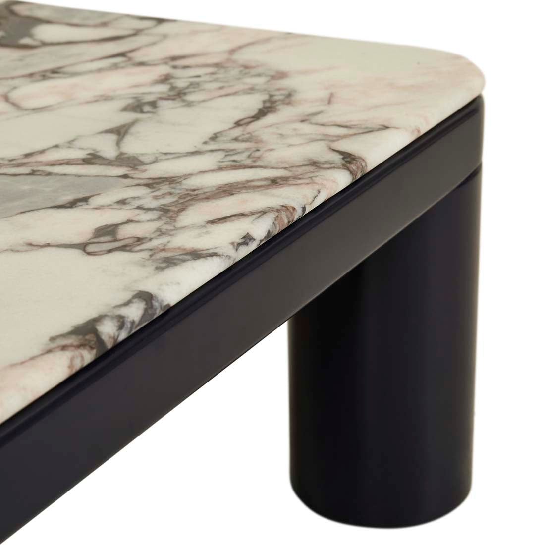 Frankie Marble Coffee Table - Matt Ocean Marble - Gloss Navy