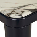 Frankie Marble Coffee Table - Matt Ocean Marble - Gloss Navy