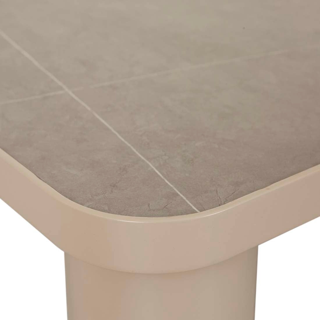 Frankie Outdoor Ceramic Coffee Table - Light Grey - Clay