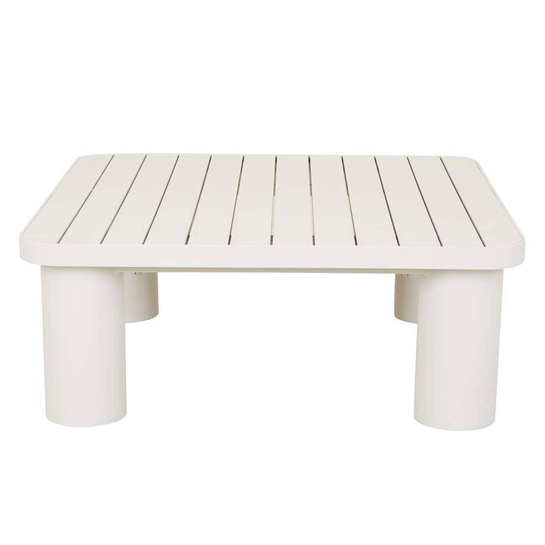 Frankie Outdoor Coffee Table - Aluminium White