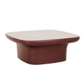 Petra Bend Coffee Table - Brown Glaze