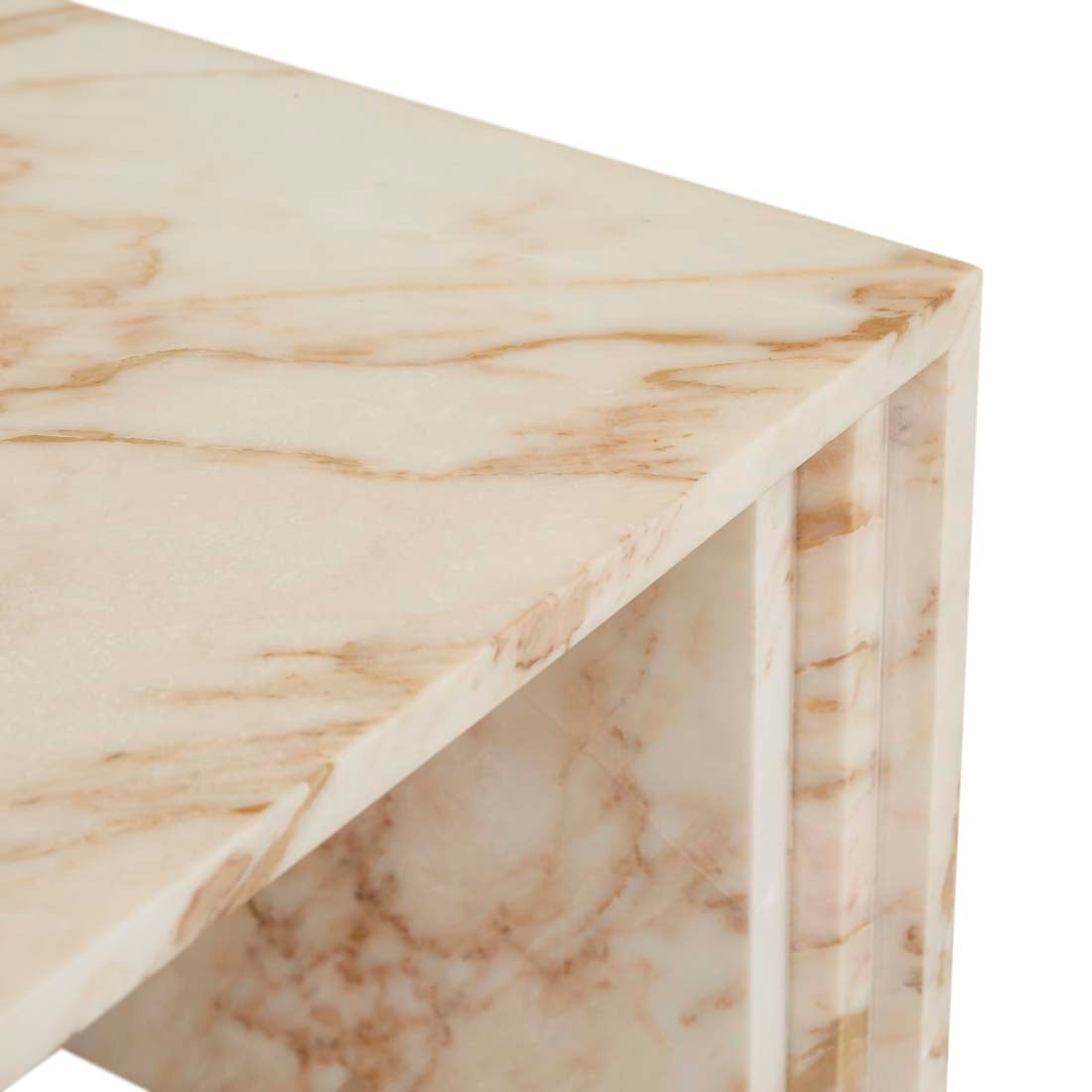 Ponte Coffee Table - Golden White Marble