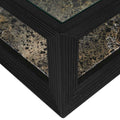 Zephyr Coffee Table - Golden Portoro - Sandblasted Black