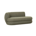 Vera Daybed Left Arm - Moss Tweed