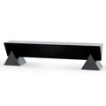 Davila 1.9m Elm Bench - Full Black