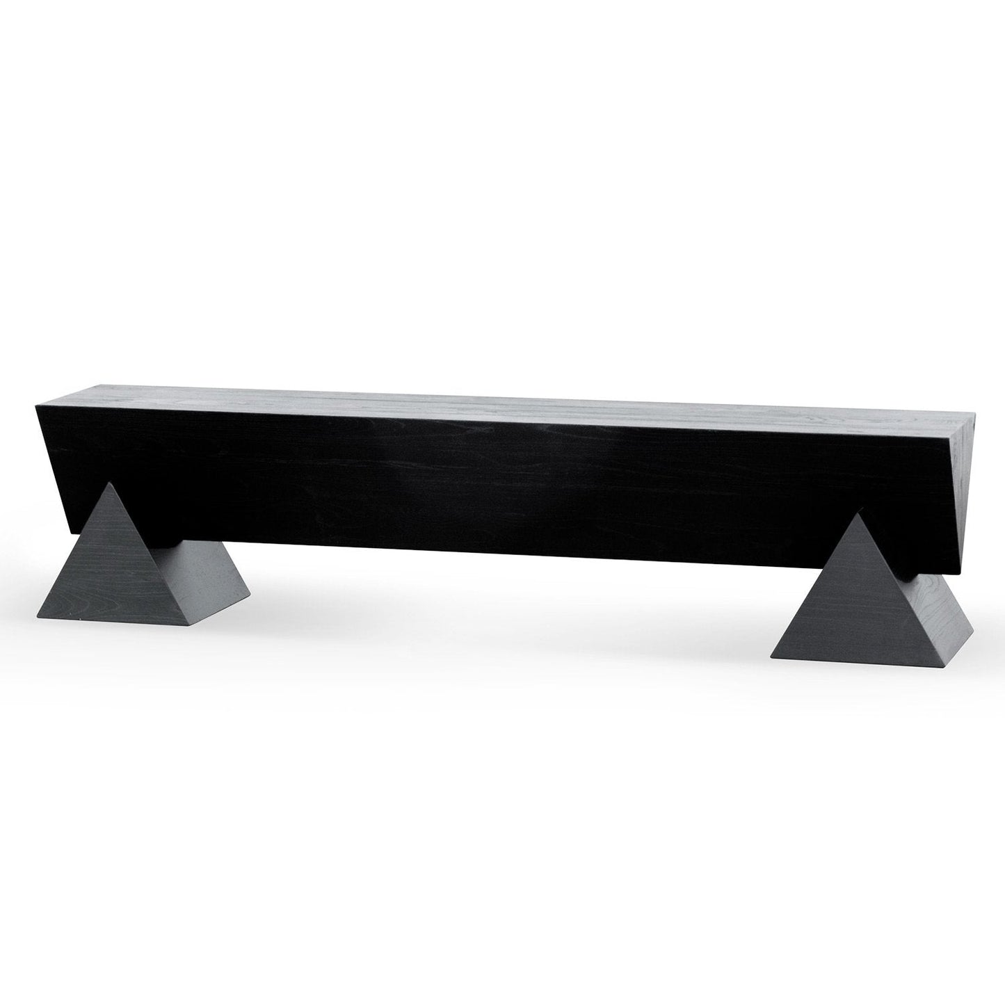 Davila 1.9m Elm Bench - Full Black