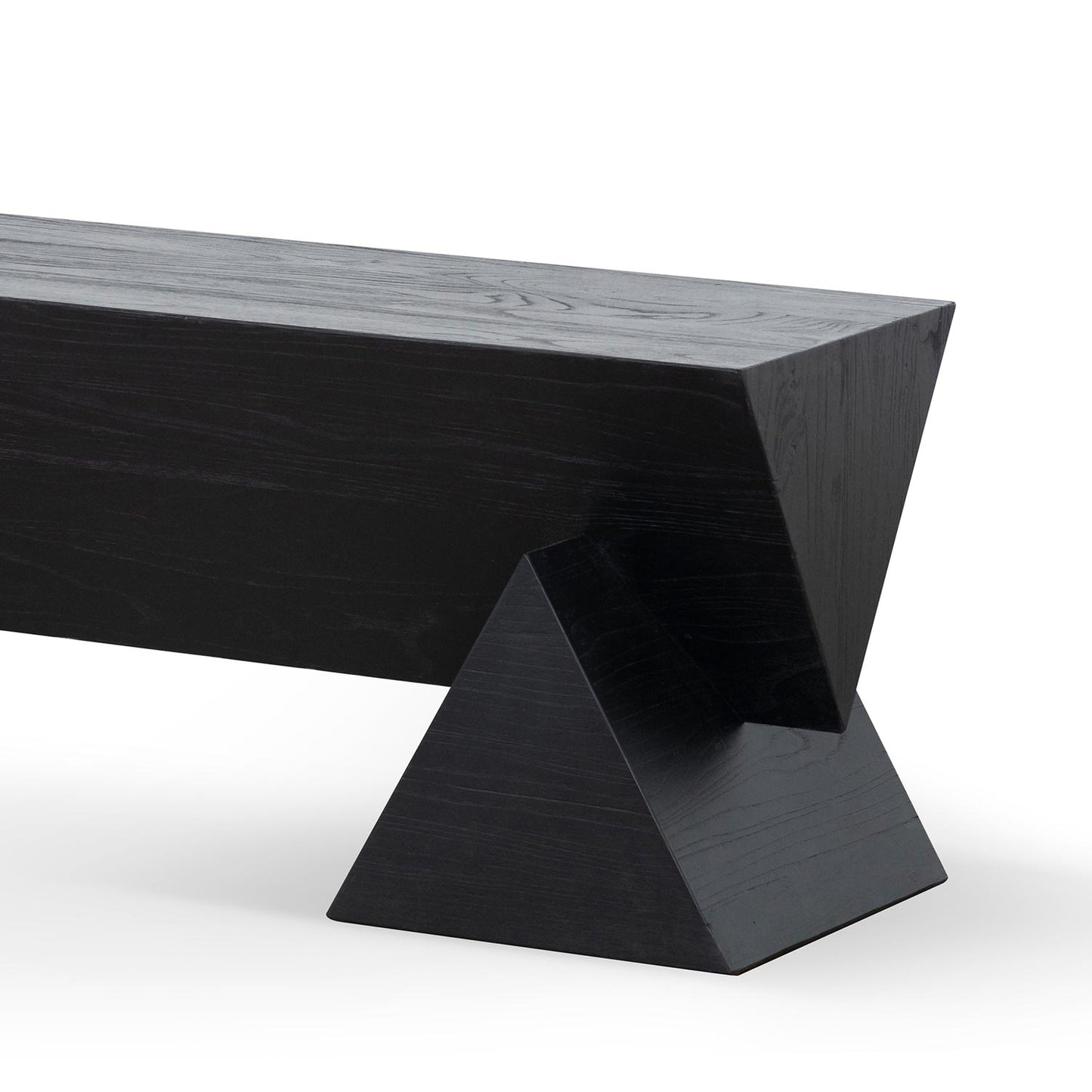 Davila 1.9m Elm Bench - Full Black