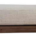 Jahoda 1.6m Walnut Elm Bench - Natural Linen