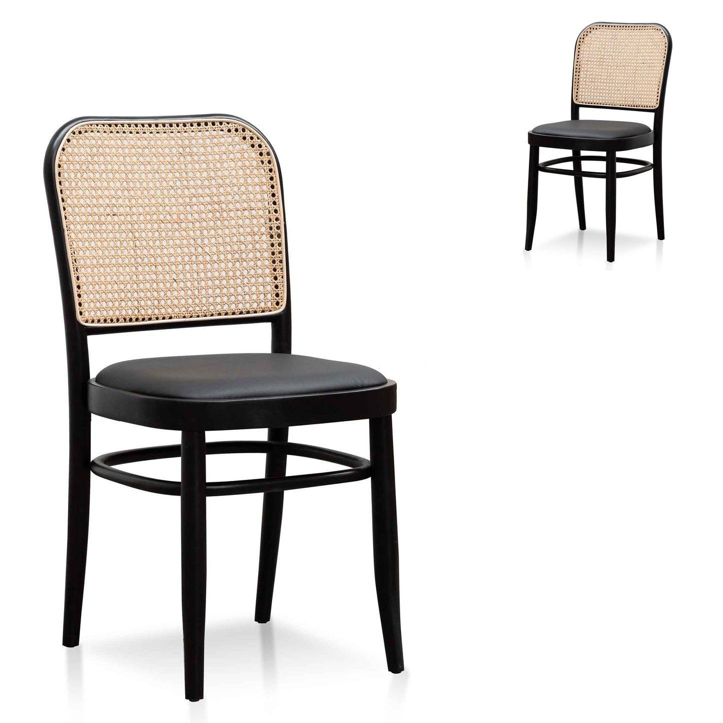 Set of 2 - Bonilla Dining Chair - Black