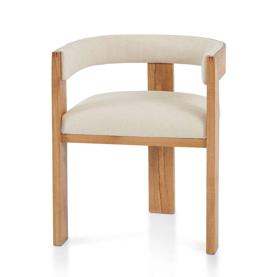 Set of 2 - Miles Dining Chair - Light Beige