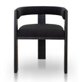 Set of 2 - Miles ELM Dining Chair - Full Black