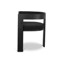 Set of 2 - Miles ELM Dining Chair - Full Black