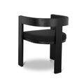 Set of 2 - Miles ELM Dining Chair - Full Black