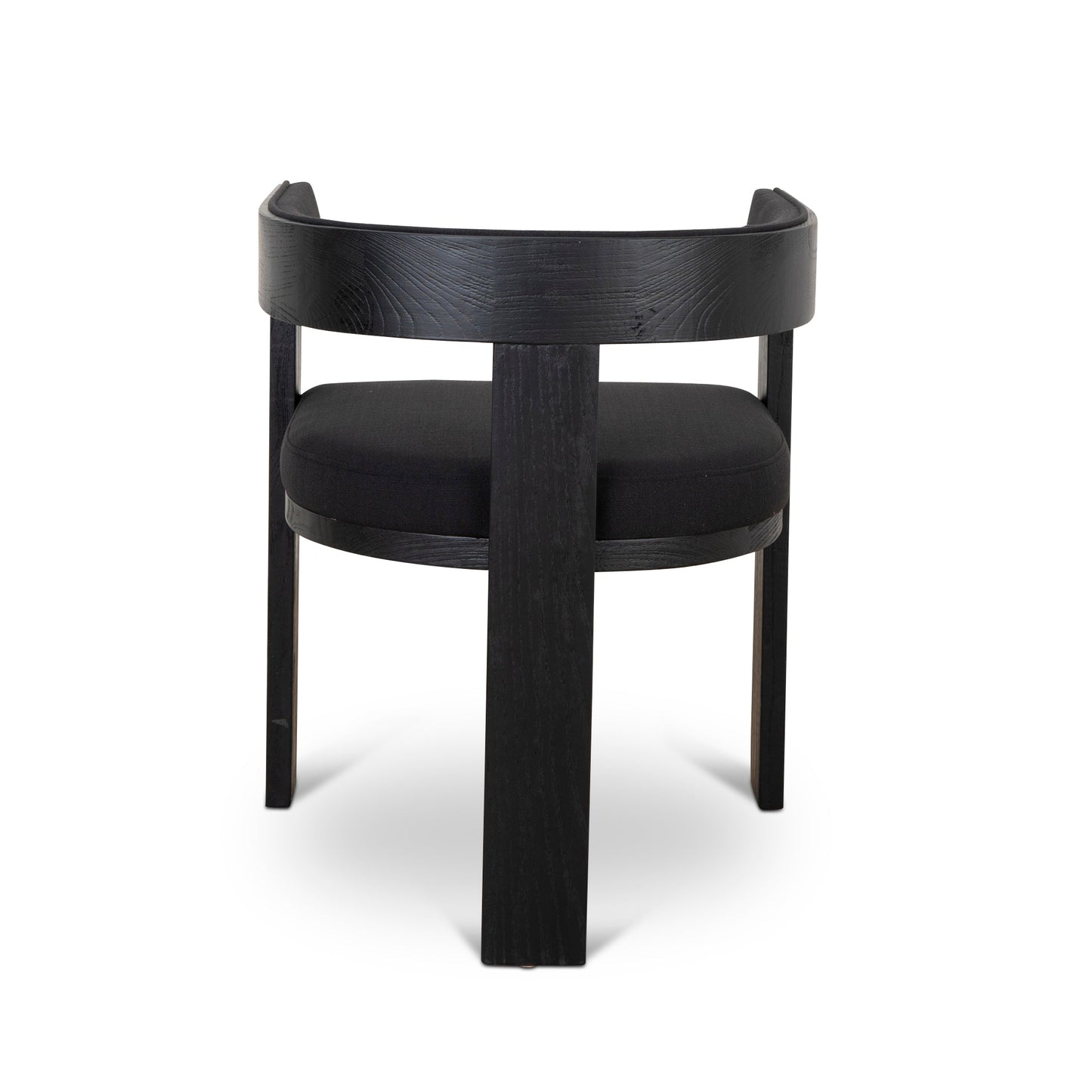 Set of 2 - Miles ELM Dining Chair - Full Black