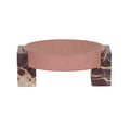 Rufus Hedra Bowl - Cherry Marble - Red Sandstone