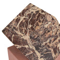 Rufus Hedra Sculpture - Cherry Marble - Red Sandstone