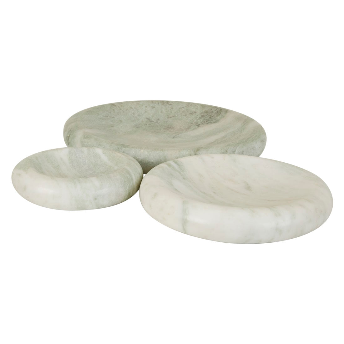 Rufus Indra Shallow Bowl - Green Onyx