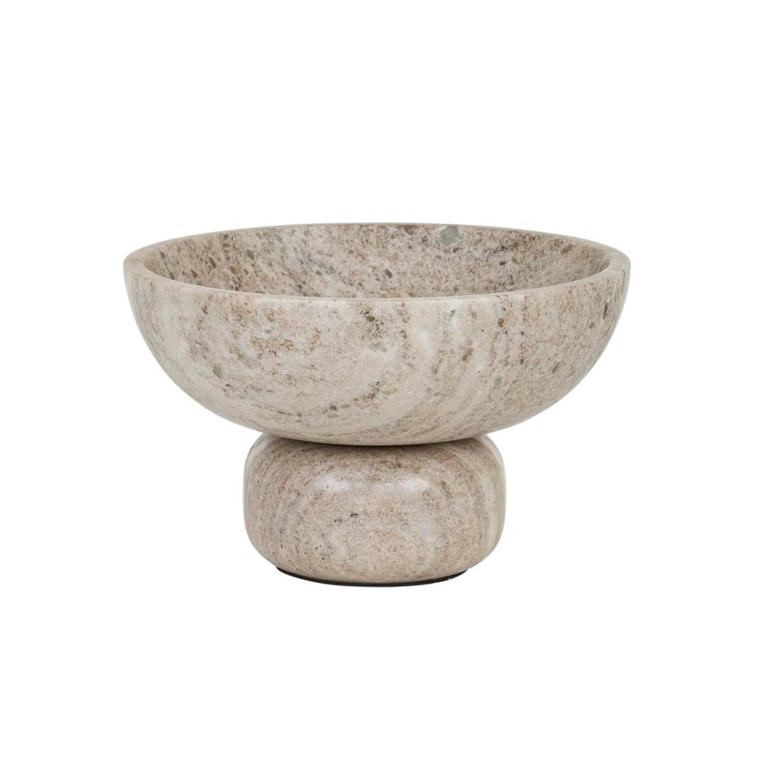 Rufus Indra Goblet Bowl - Oat Marble